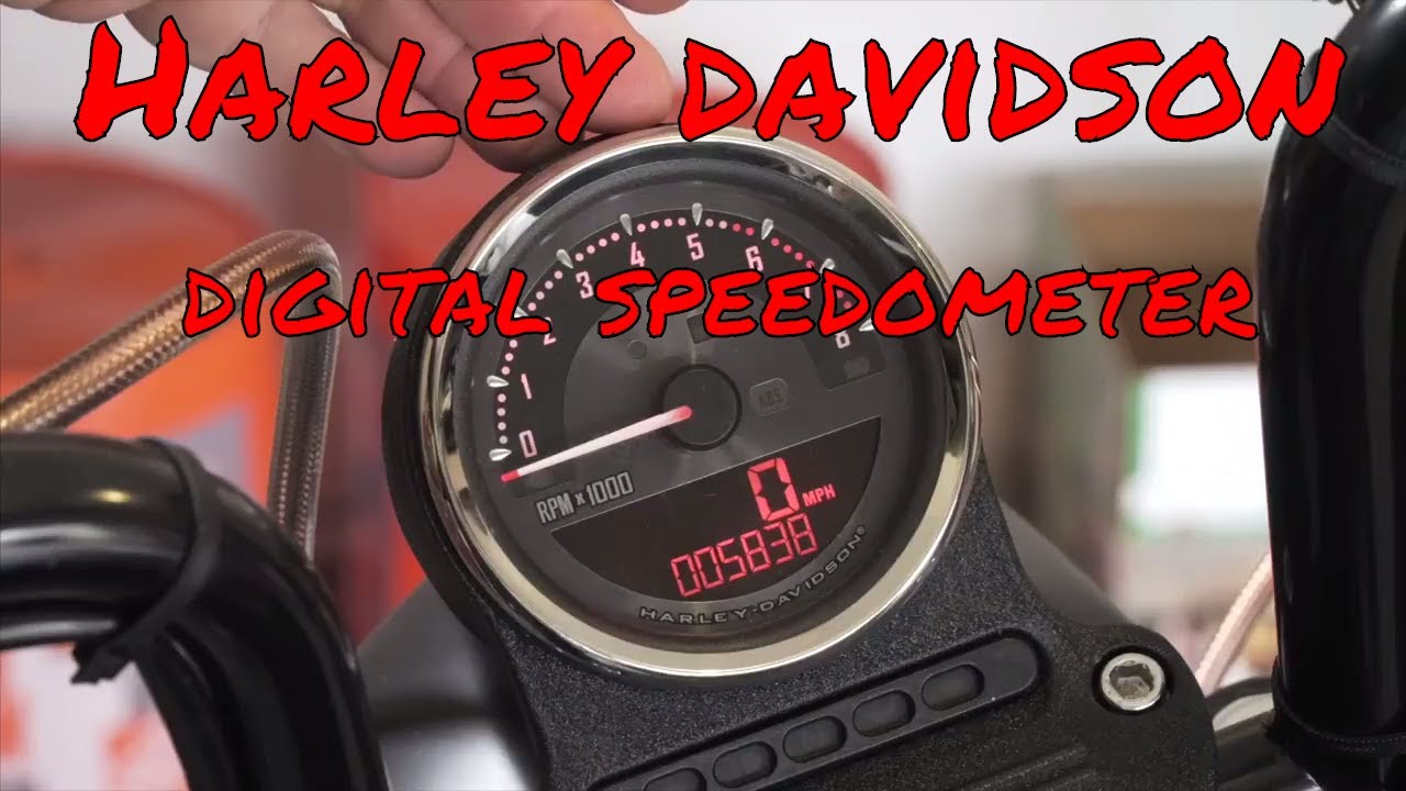 Harley Digital Speedometer Sportster Iron 883 Youtube