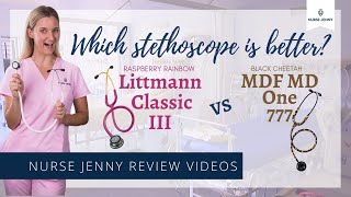 Littmann Clic Iii Stethoscope Vs Mdf Md One 777 Stethoscope