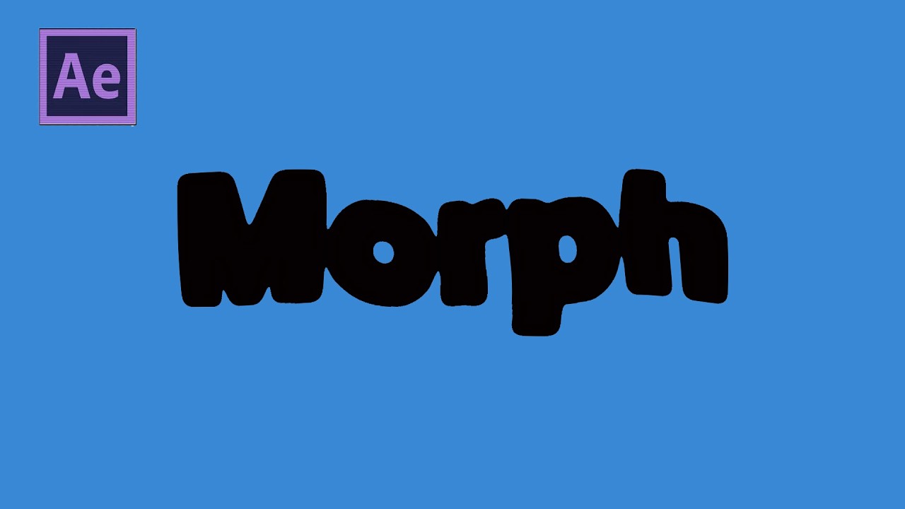 Text Morph Animation in After Effects | After effects Tutorial - YouTube