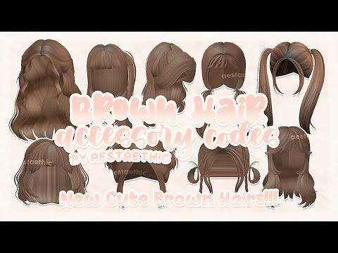 25 Aesthetic Brown Hair Codes For Bloxburg & Roblox 