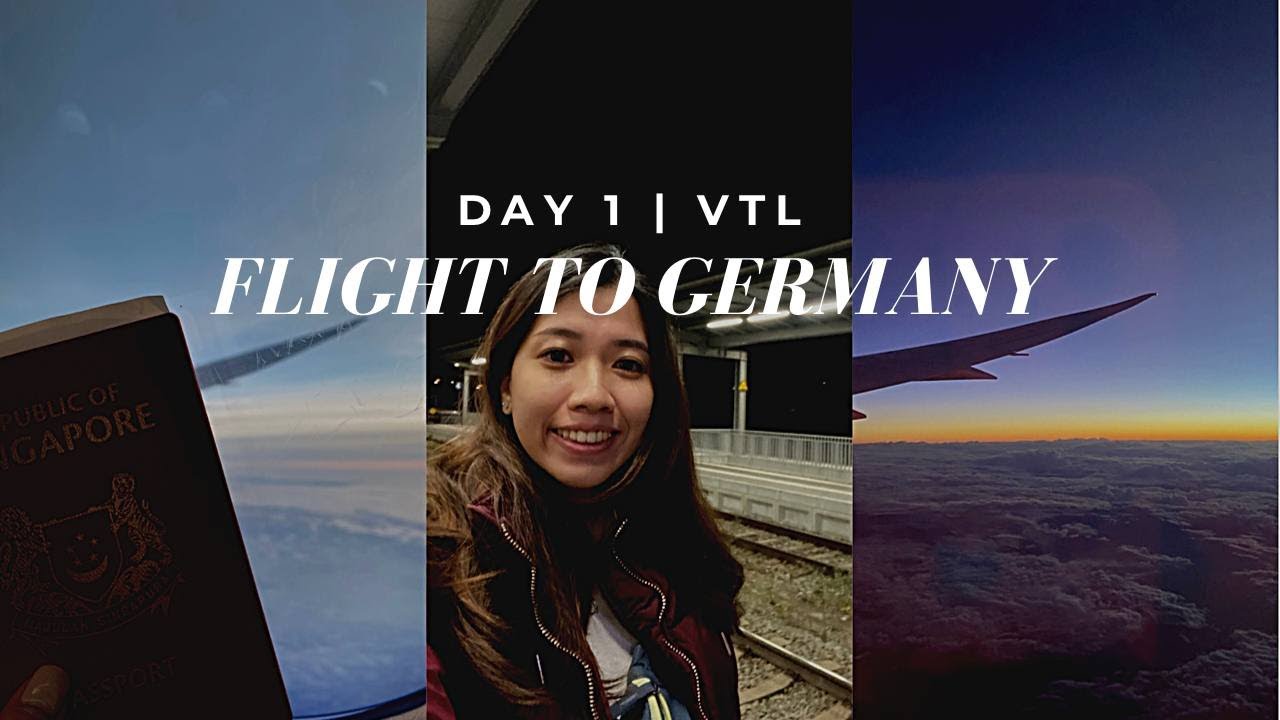 SOLO TRAVEL:  germany vlog day 1 | finally traveling after 2 years; flight from SG to Berlin