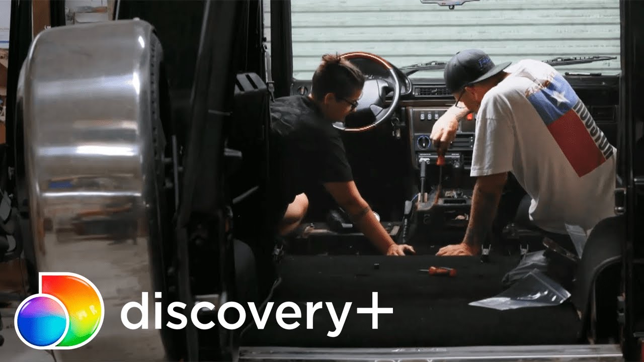 Começando as modificações do interior do G Wagon | Texas Metal | discovery+ Brasil