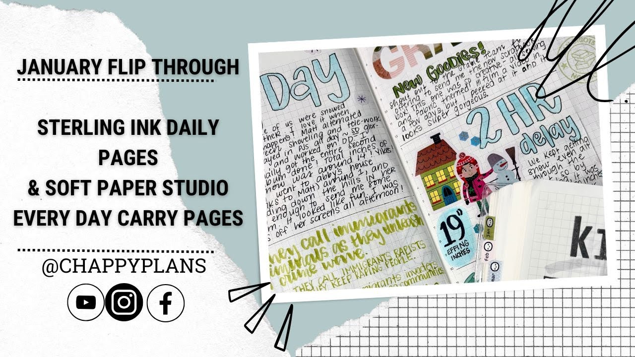Sterling Ink & Soft Paper Studio January Flip