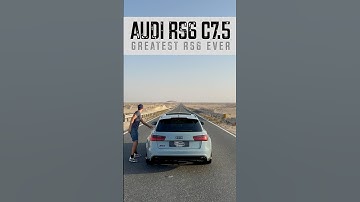 Alone in the desert with the Audi RS6 | 2.9 sec! | #audi #rs6 #launch