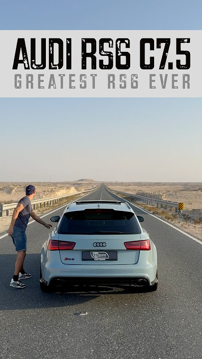 Alone in the desert with the Audi RS6 | 2.9 sec! | #audi #rs6 #launch
