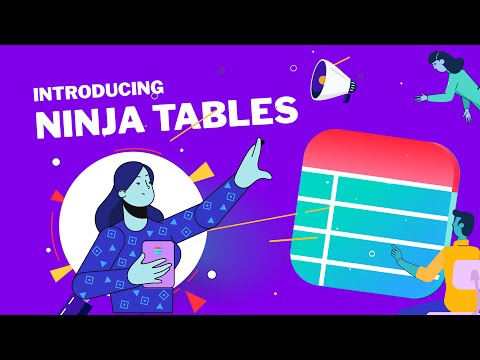 Introducing Ninja Tables - The Best Responsive WordPress Table Plugin!