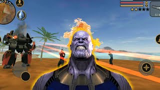 Vegas Crime Simulator Thanos Flying Edition Superpower Android Gameplay screenshot 2