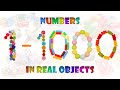 Numbers 1 to 1000 in 100 real objects  uncle bee tv