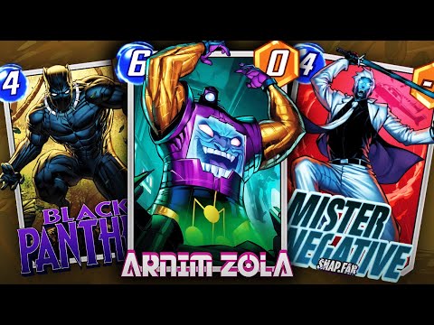 (Marvel Snap) MR NEGAVITE, BLACK PANTHER ARNIM ZOLA DECK DESTROYS EVERYTHING IN IT'S PATH!