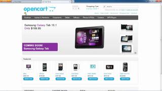 Opencart Manufacturer filter Module.avi