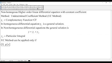 Lecture 10 UC Method