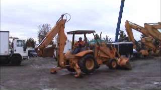 Sold! Case 580K Backhoe Wheel Loader Excavator Extend-A-Hoe 82" bidadoo.com