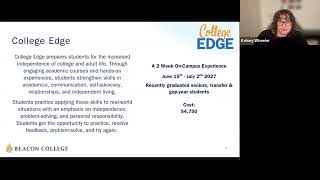 Beacon College Summer Programs Overview
