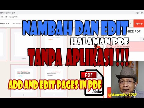 Video: Bagaimana cara menambahkan halaman ke dokumen PDF?