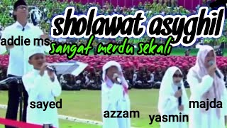 Download lagu SHOLAWAT ASYGHIL | AZZAM MAJDA SAYED YASMIN | ORKESTRA ADDIE MS DKK & PADUAN SUARA, no copyright