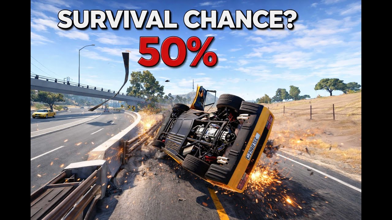 BeamNG.drive Survival Chance Test | Epic Crash Compilation #16