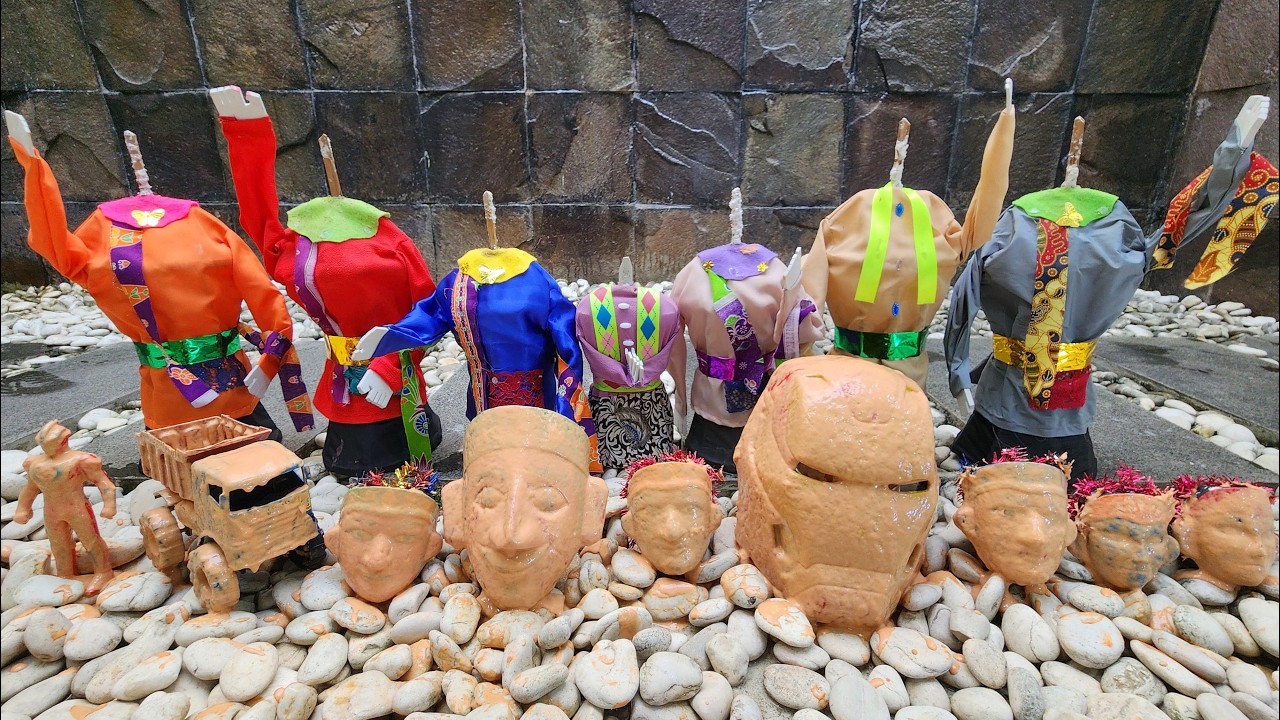 Temukan Lalu Cuci Bersih Lumpur Tanah Di Kepala Ondel Ondel Yang Cocok Badan Ondel Betawi 408