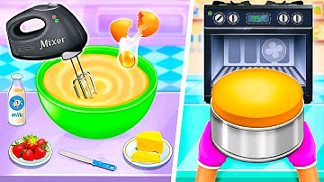 Cake Maker: Cooking Cake Games - Tutorial - Gameplay Walkthrough Part 1 ( ANDROID / iOS )
