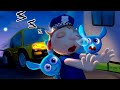Policeman Fell Asleep on the Job | Rabbits Adventures | Cartoon for Kids | Dolly and Friends 3D