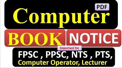 FPSC PPSC Computer Operator Jobs || Lecturer || Subject Specialist