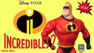 New Disney Pixar The Incredibles 2 Movie Toys Poseable Action Figure Mr Incredible Sounds Movement
