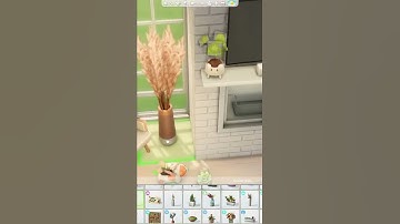 Bright Bedroom With CUSTOM Fireplace ☀️ | The Sims 4 | #shorts