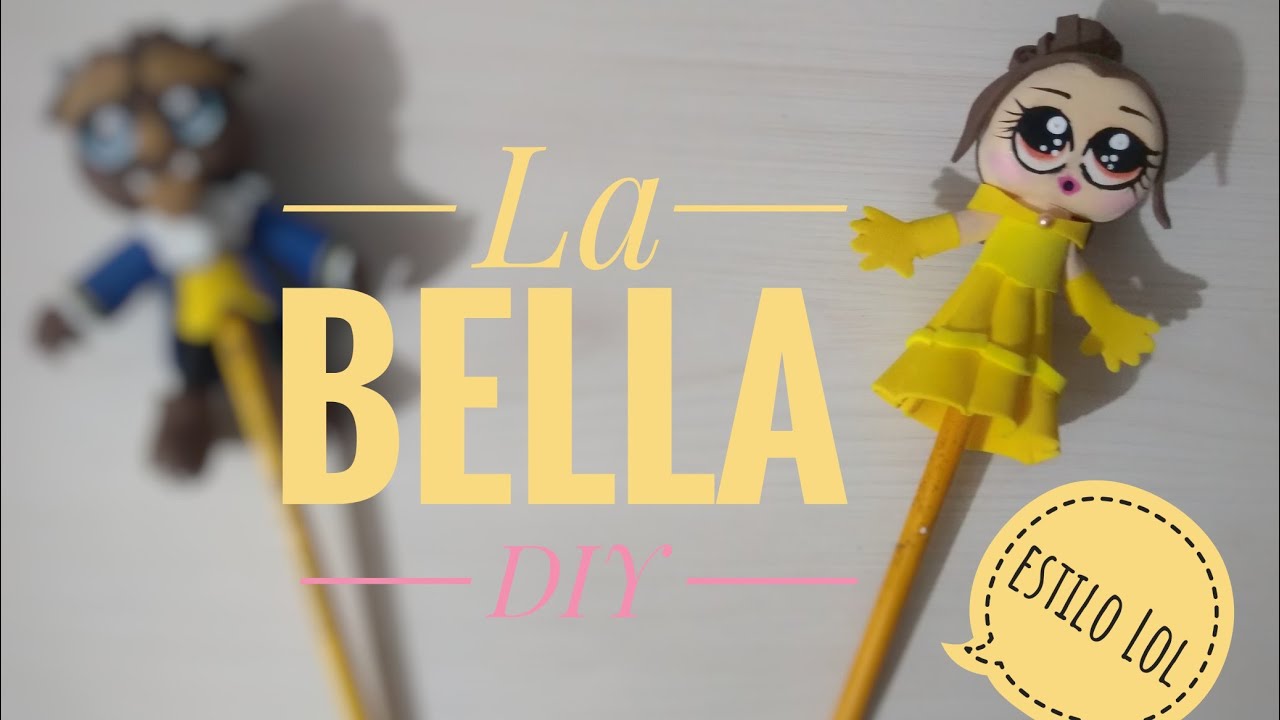 DIY fofulapiz  Bella/ puntera estilo Lol