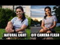 NATURAL LIGHT VS OFF CAMERA FLASH | Why I Prefer Off Camera Flash Over Natural Light