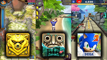 Spirit Run Vs Temple Run 2 Pirate Cove Vs Sonic Dash 2 Sonic Boom - Endless Run Game Play D19012022