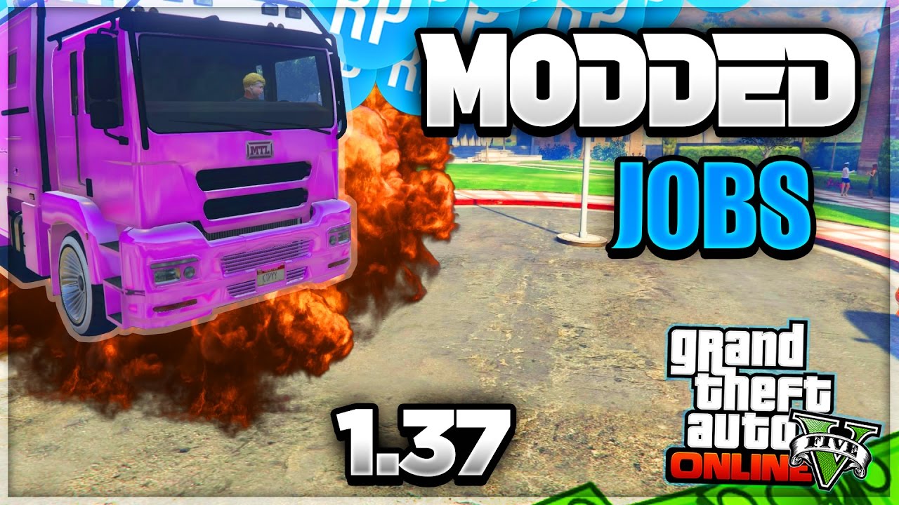 GTA 5 ONLINE *NEW* BEST MODDED JOBS AFTER PATCH 1.37 or 1.28 (UFO'S