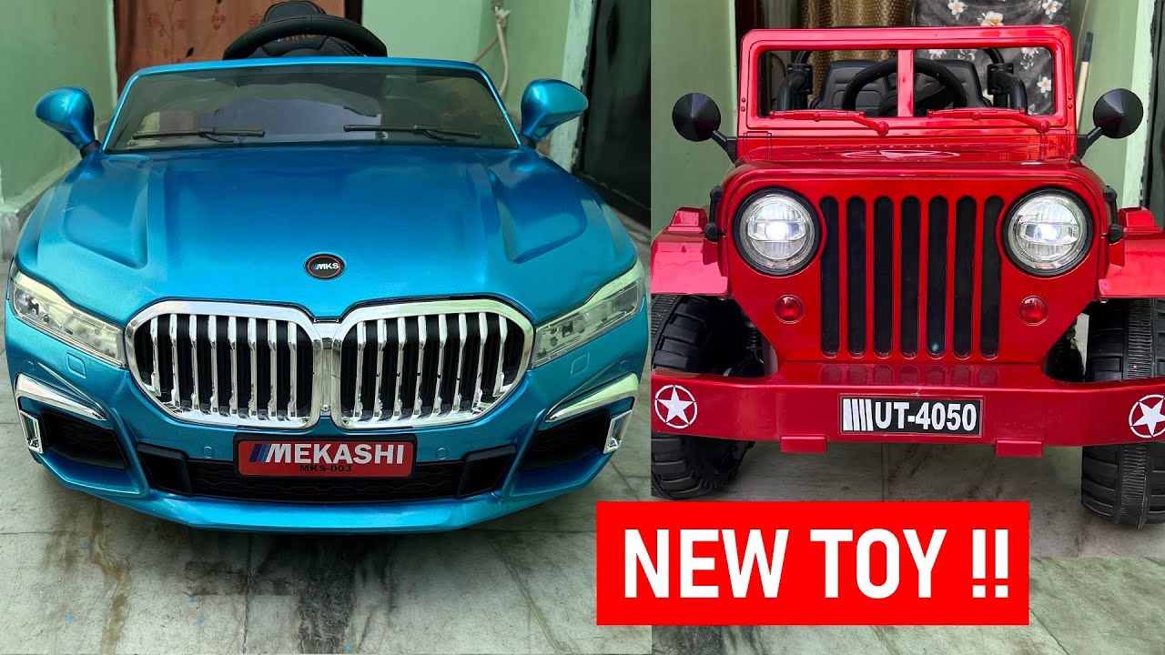 RC BMW Car & Powerful RC Jeep Unboxing & Testing | Remote Control Ride on Car | Shamshad Maker 🔥🔥