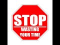 You cant recycle wasted time  ke on the track