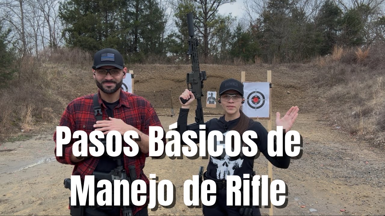 Pasos básicos para el uso de manejo de rifle #puertorico #latinoamerica #latinosenusa #españa #peru 