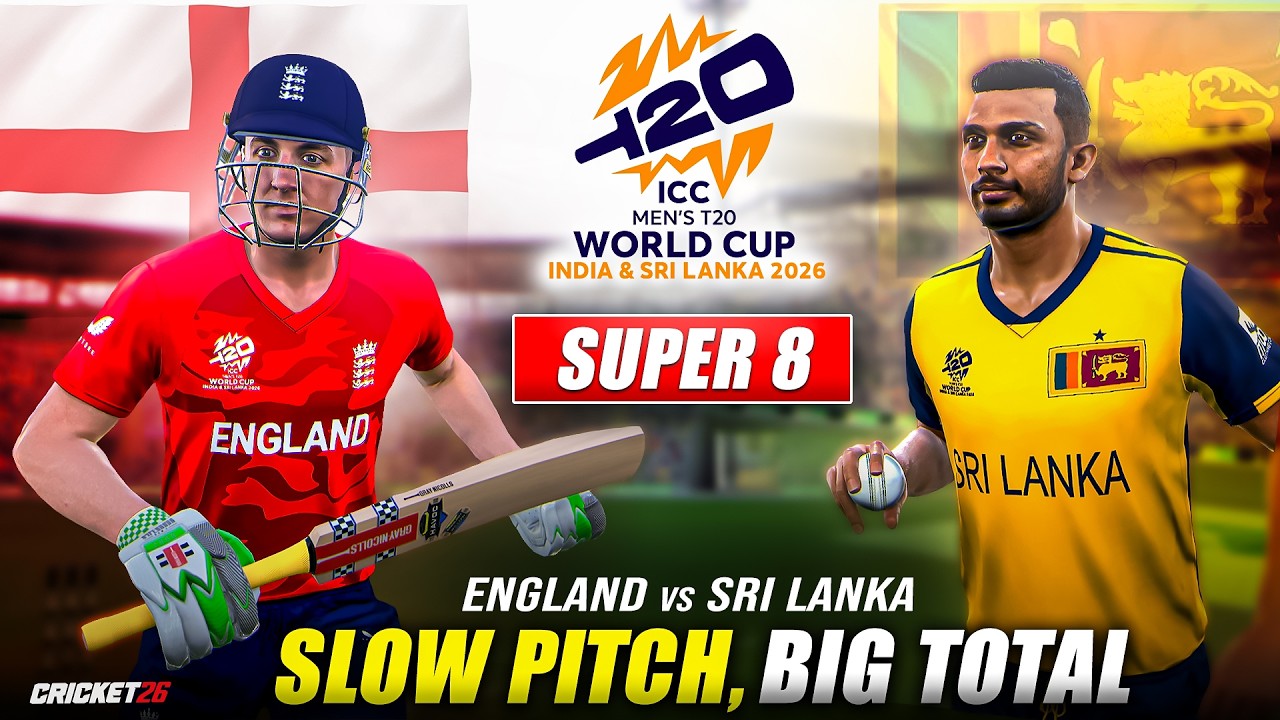 191 On THIS Pitch?! 😳 England Shock Sri Lanka | T20 WC - Cricket 26