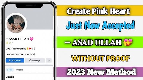How To Create Pink 💗 Heart Emoji Name Facebook Account 2023 | Crate Blue Heart Emoji Name Facebook