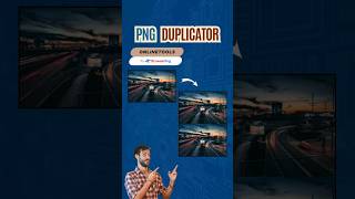 How to Duplicate a PNG Image in Just One Click. #onlinetools #tipsandtricks