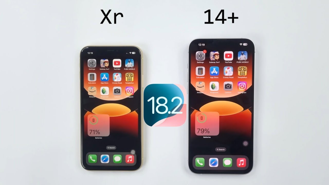 iPhone XR vs iPhone 14 Plus - iOS 18.2 SPEED TEST!