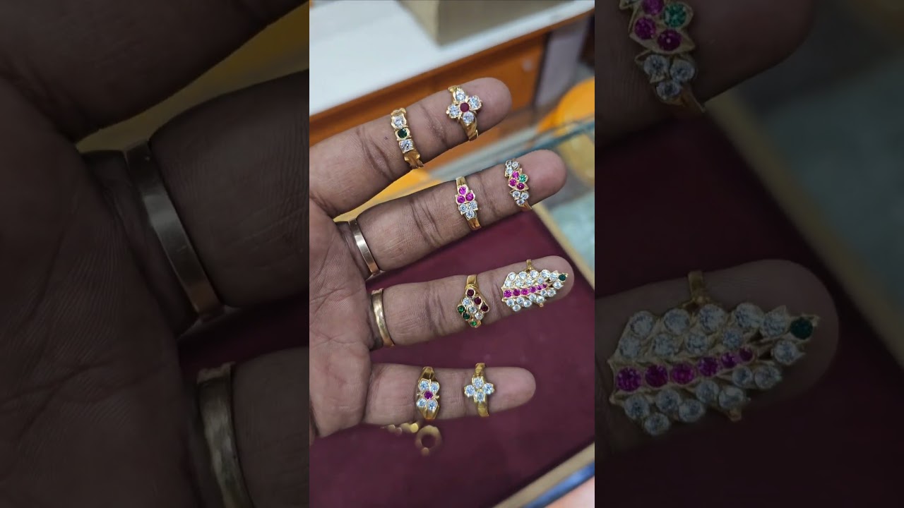 All Multi Color CZ Stone Rings available in Stock. Ranges between 2g and 3g and are rough usable.