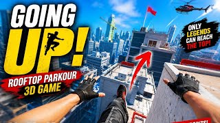 This Parkour Game Is CRAZY! 😳 Going Up Rooftop Parkour 3D Max Bhai  screenshot 4