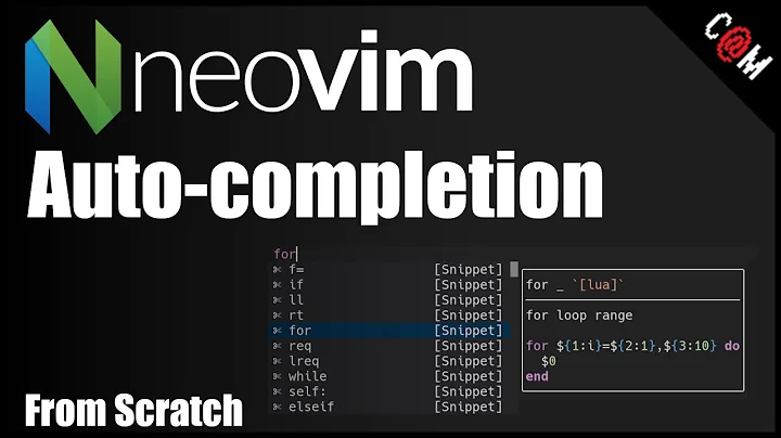 Neovim - Completion Tutorial 100% Lua