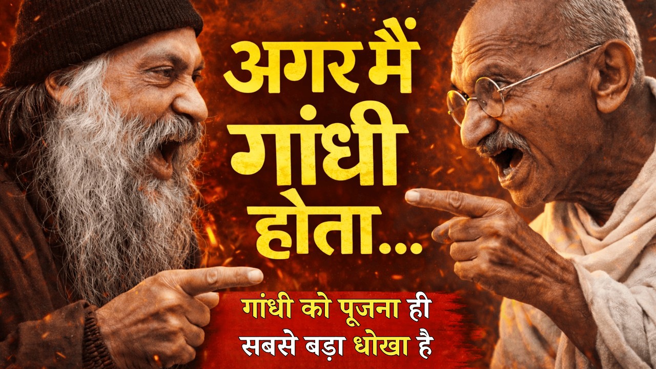 Osho - अगर मैं गांधी होता…? || #Osho #OshoHindi #OshoPravachan