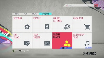 How to use custom players in kick off FIFA 20/21