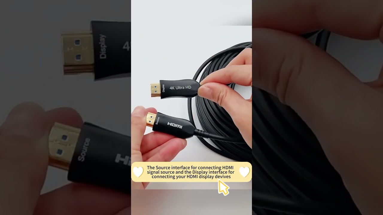 This Is a 50-Meter Active Optical Cable (Aoc) Hdmi Cable