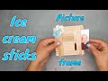 ☘ [DIY] Cadre à photo en batons de glaces, Tuto facile / Home décoration et rangement / recyclage ☘