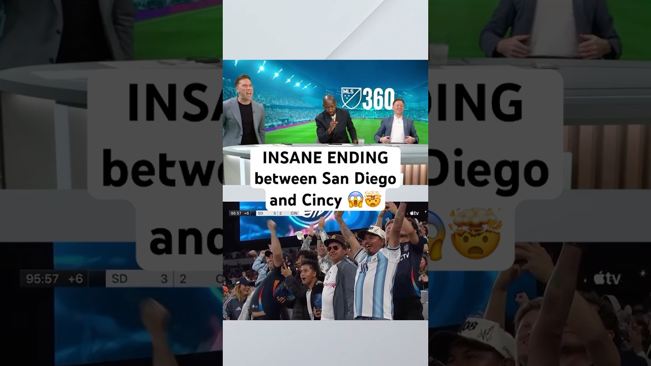 MLS 360 team couldn't believe how to INSANE ending was to San Diego FC vs. FC Cincinnati π±
