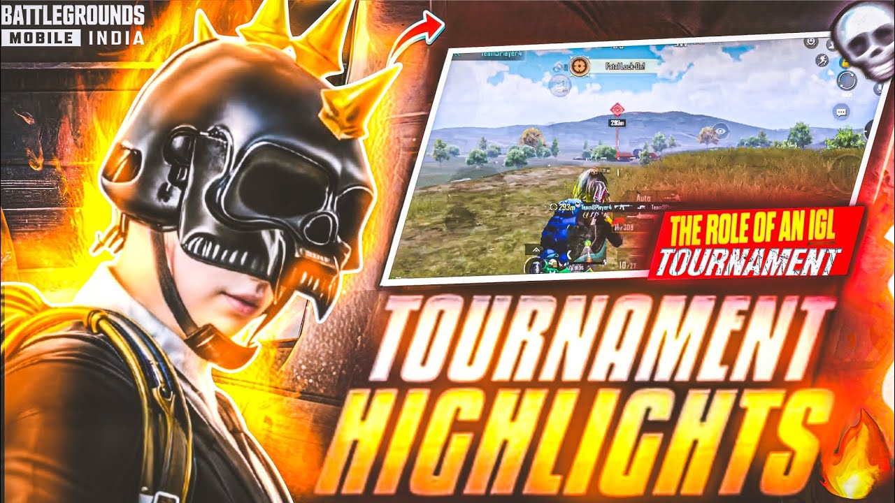 |TOURNAMENT HIGHLIGHTS| 💣🚀| IGL POV 🙂| @BattlegroundsMobile_IN 