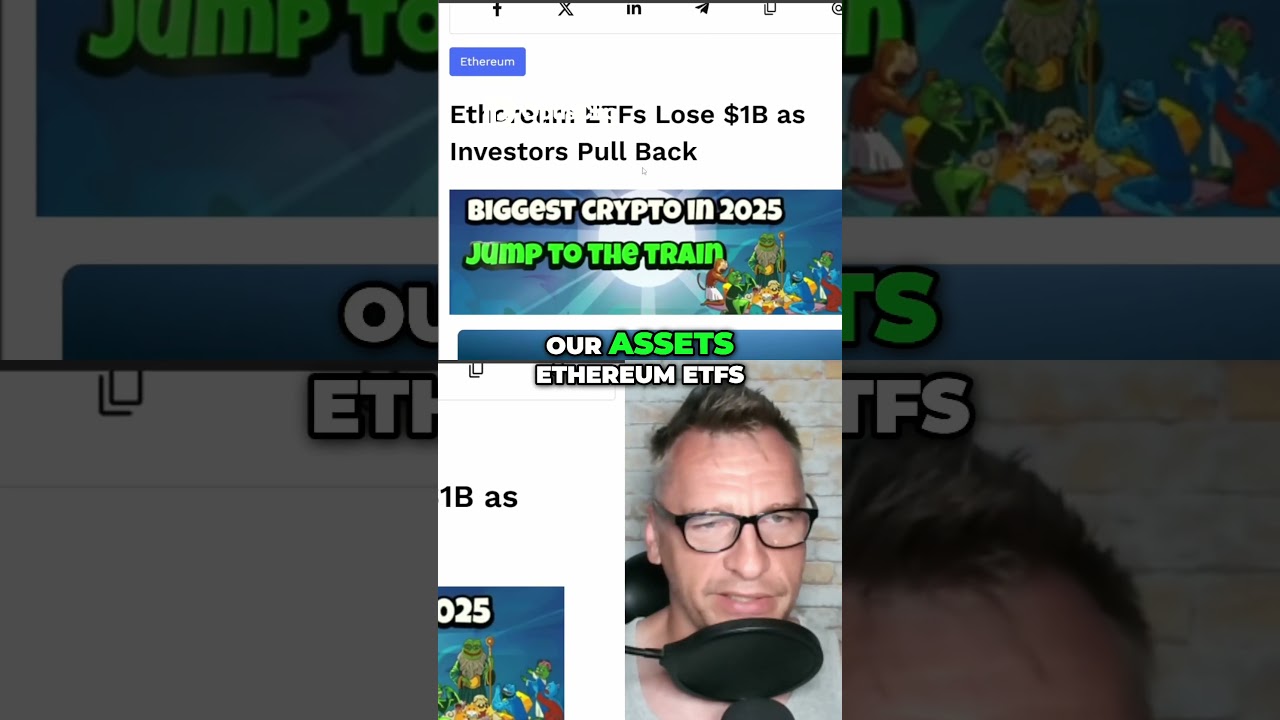 Ethereum ETFs Lose $1 Billion  Crypto Market Insights 