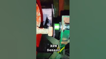 RPM Sensor Rest & Count #engine #automobile #rpm