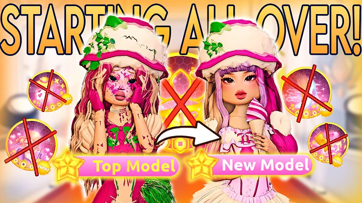 STARTING OVER As A NEW MODEL in DRESS TO IMPRESS! 👶🏼👠 | Roblox