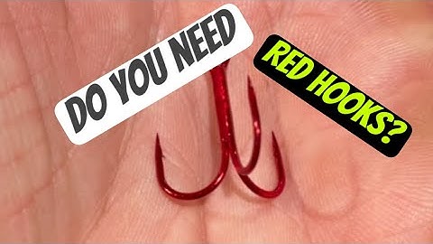 Red Treble Hooks…A Must For THESE 2 Lure Categories